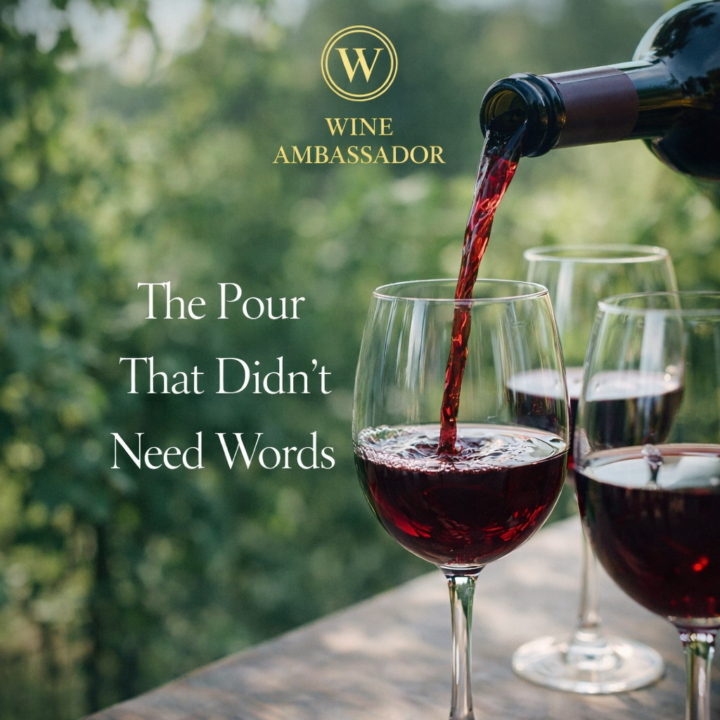 The Pour That Didn’t Need Words🍷
