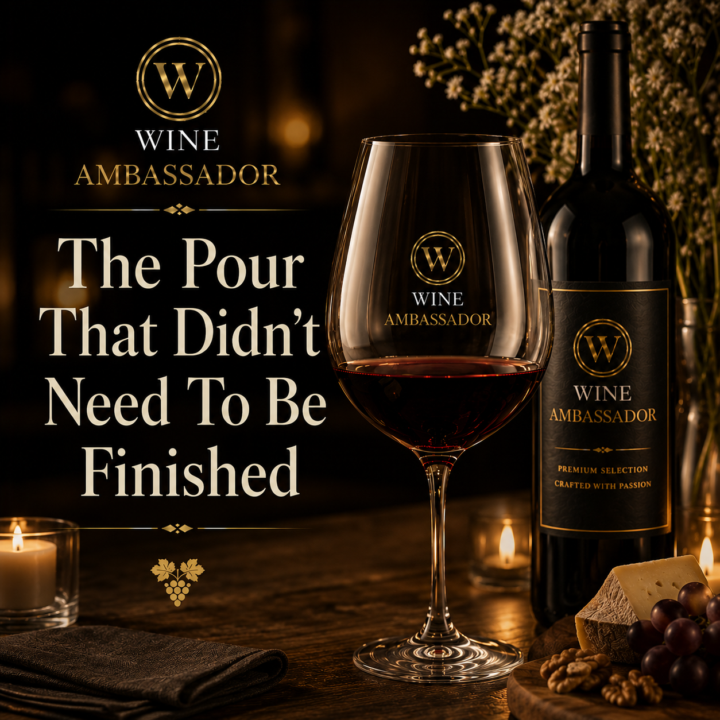 The Pour That Didn’t Need To Be Finished🍷