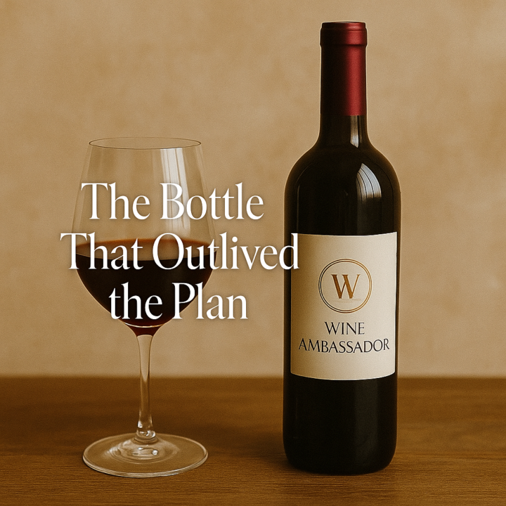 The Bottle That Outlived The Plan🍷