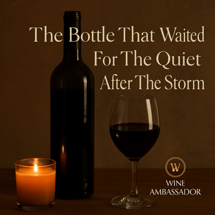 The Bottle That Waited for the Quiet After the Storm🍷