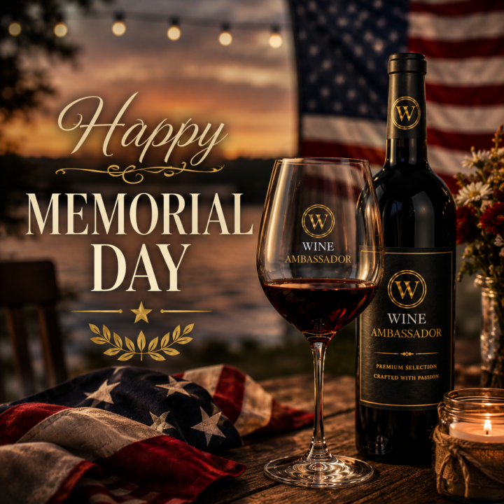 The Pour Shared Before Memorial Day Sunset🍷