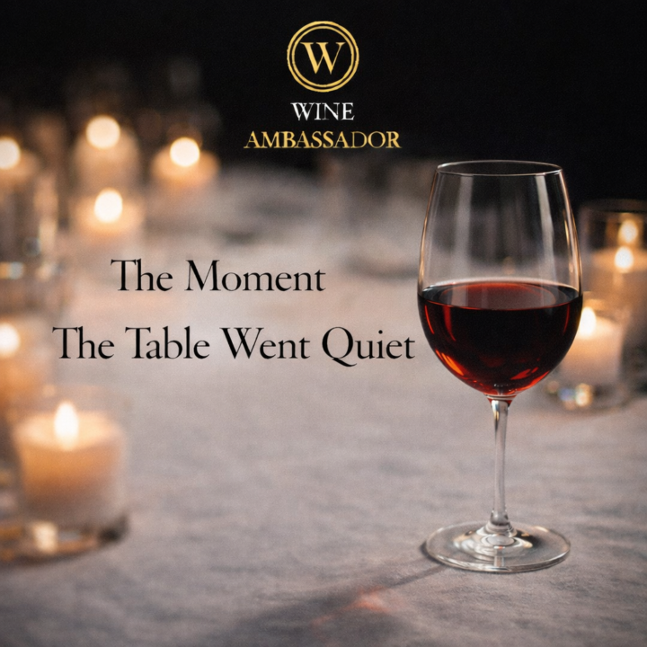 The Moment The Table Went Quiet🍷