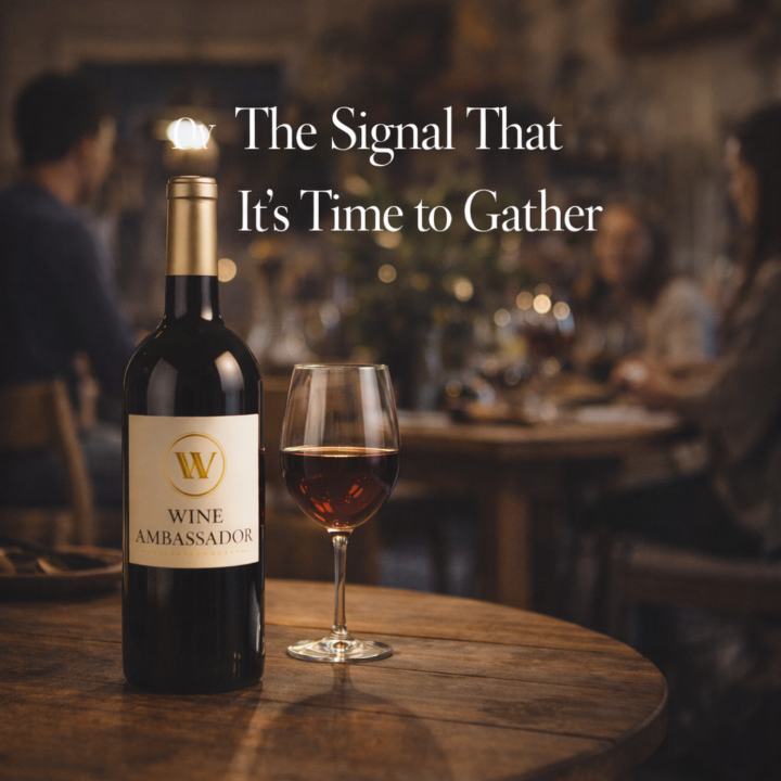 The Signal That It’s Time to Gather🍷