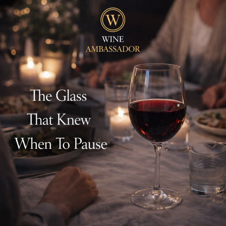 The Glass That Knew When To Pause🍷