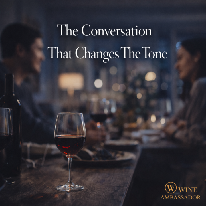 The Conversation That Changes the Tone🍷