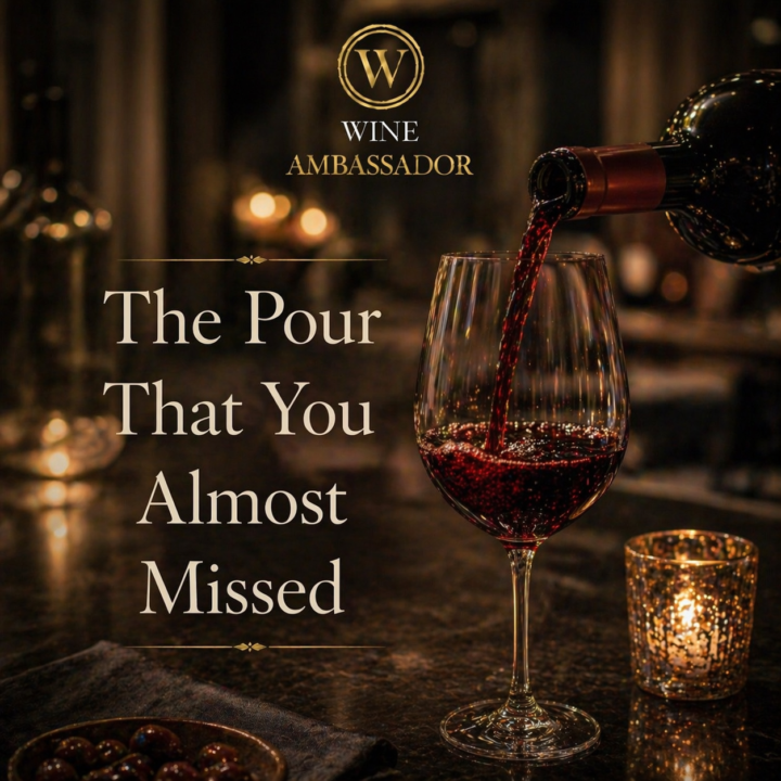 The Pour That You Almost Missed🍷