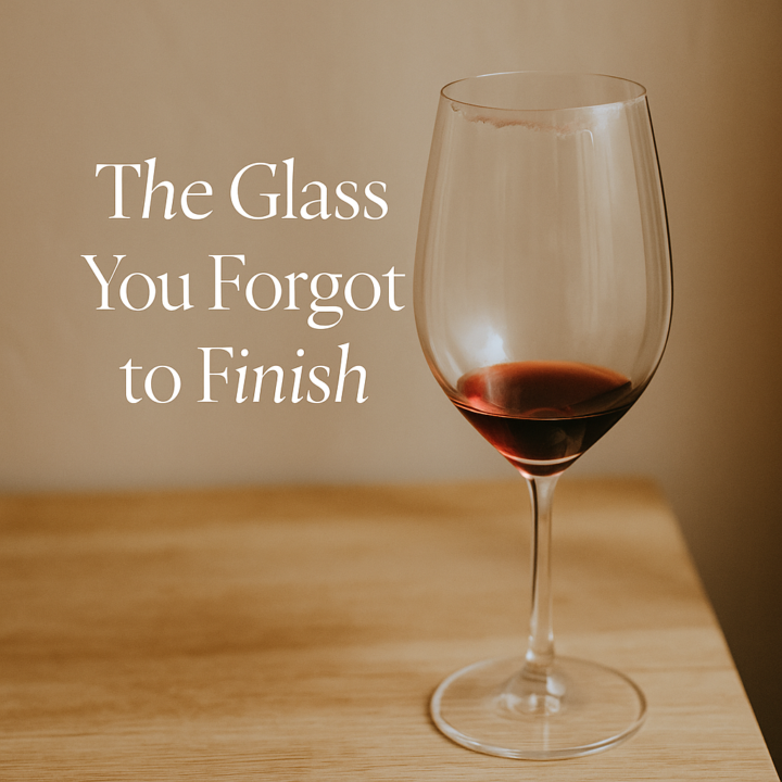 The Glass You Forgot to Finish🍷