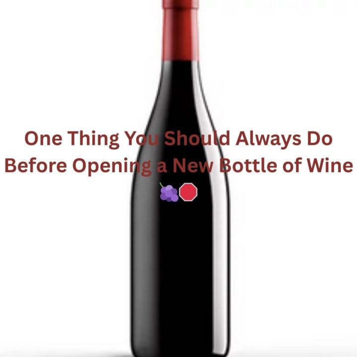 Before You Reach For The Corkscrew or Twist That Cap🍷