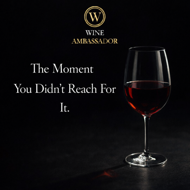 The Moment You Didn’t Reach For It🍷