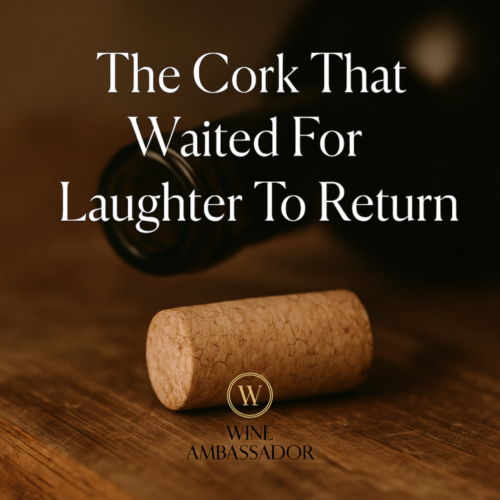The Cork That Waited For Laughter To Return🍷