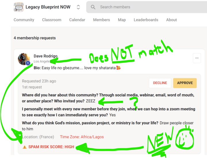 Community owners!  ....Skool has upgraded Anti-Spam Crackdown!!