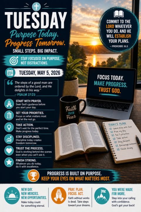 🔥 Purpose Today. Progress Tomorrow.