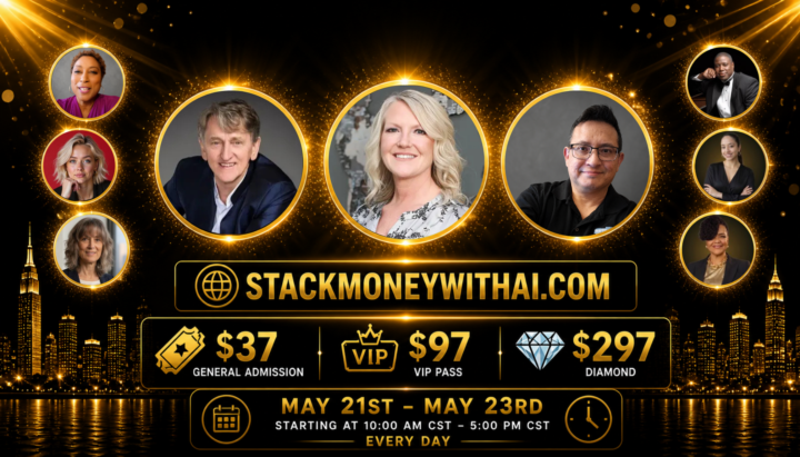 VIP tickets!  Register now before we max out!