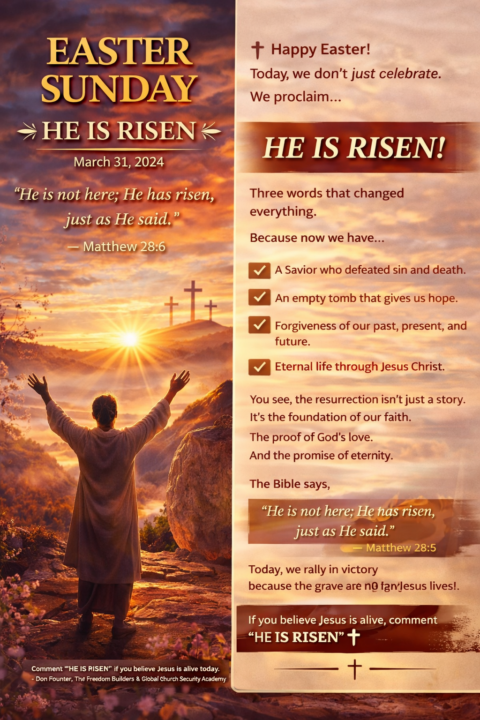 ✝️ He Is Risen