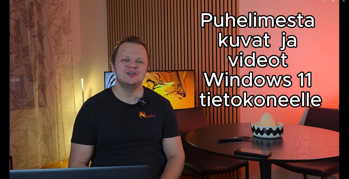 Kuvat talteen puhelimesta tietokoneelle