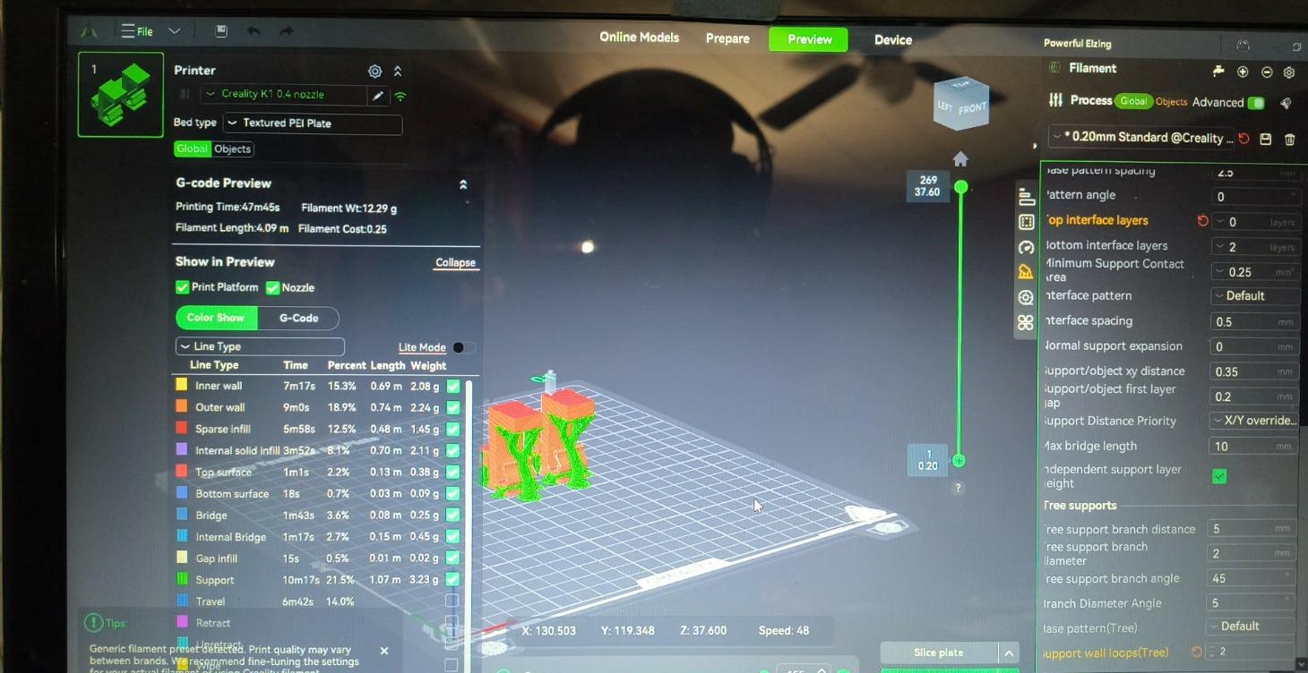 3d printing and callibrating