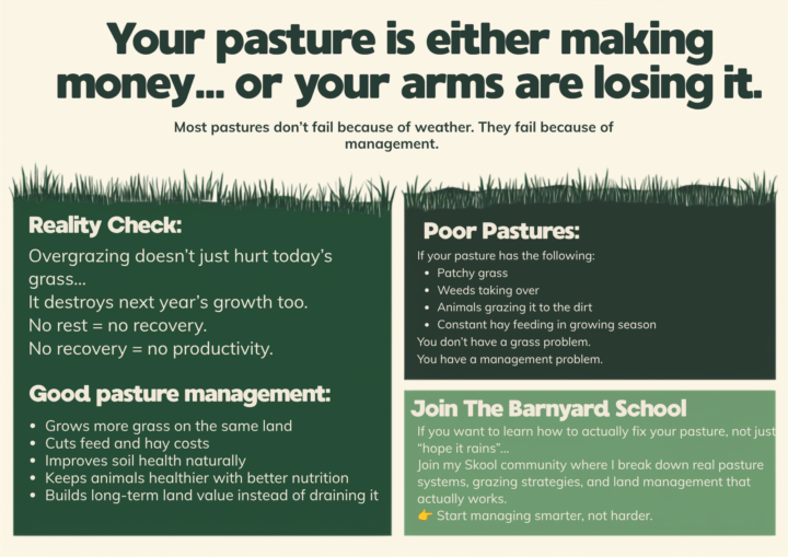 Pasture Management Is SOOOO Important.