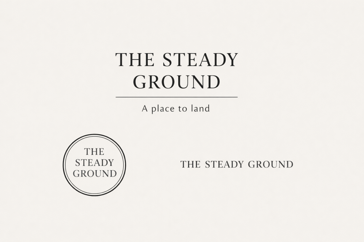 The Steady Ground