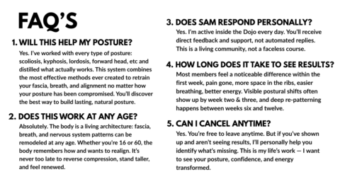 The Posture Dojo Community gallery image