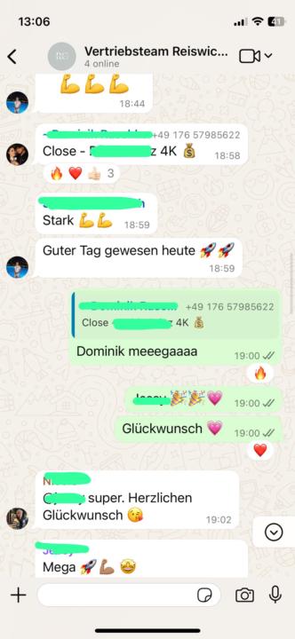 Teilnehmerin macht 4K close 💗🎉