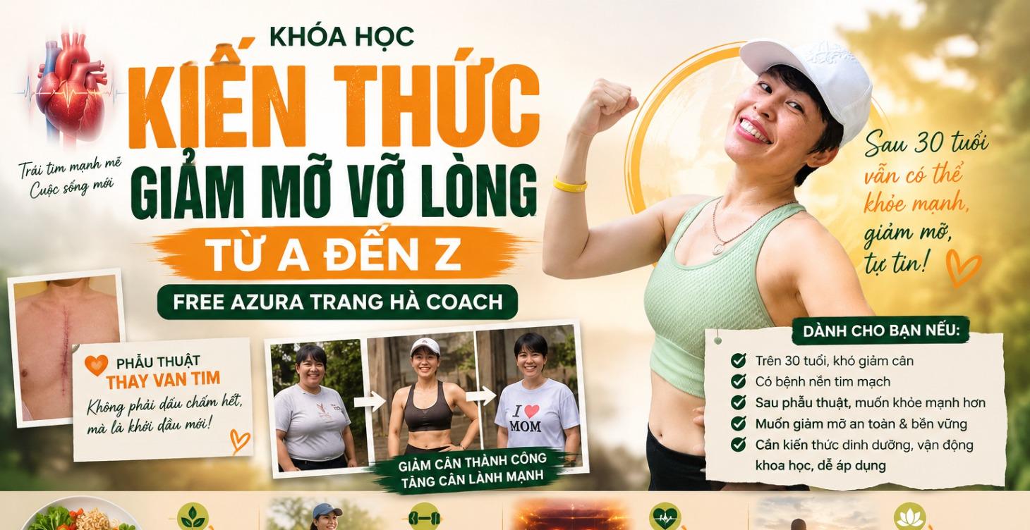 KIẾN THỨC GIẢM CÂN VỠ LÒNG A ĐẾN Z