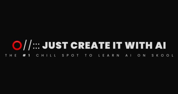 Just Create It With AI
