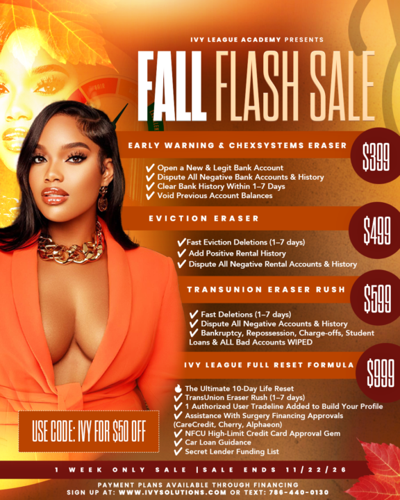 Clean Your Transunion 24-72 Rush Eraser is BACK📌🙏🏾