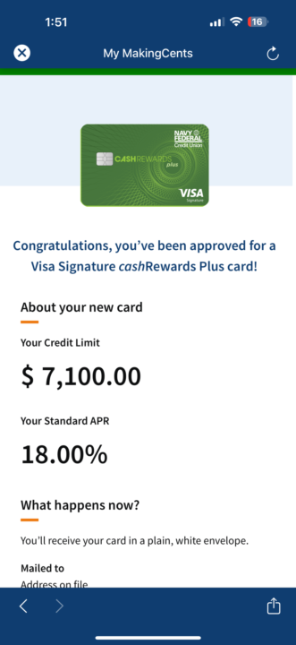 APPROVED!!!!