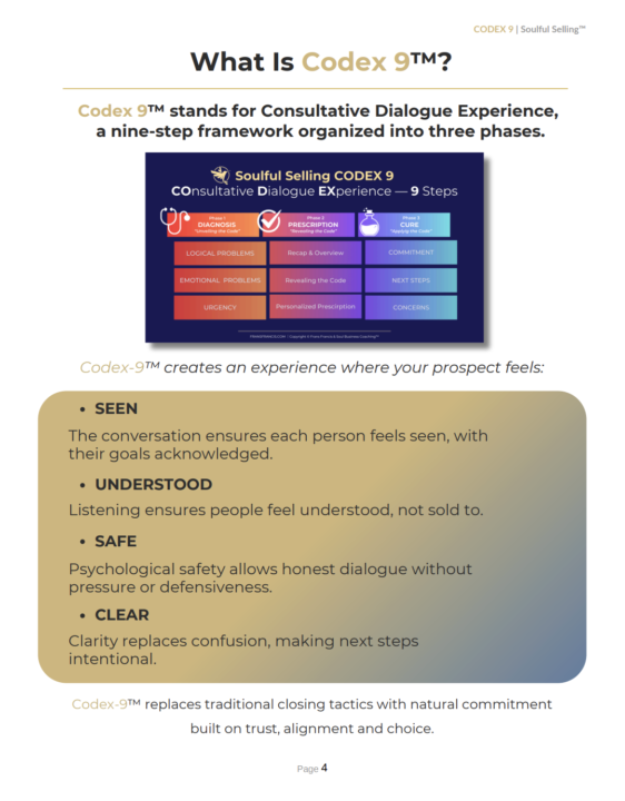 📔Soulful Selling™ Codex-9 Guide👇