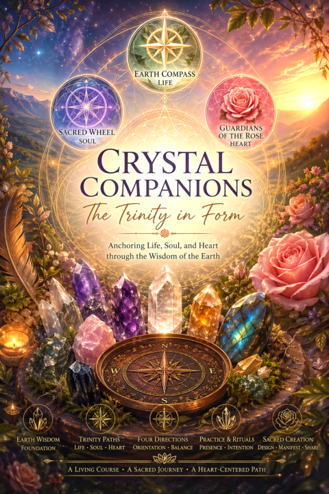 🧭 Crystal Companions — The Trinity in Form