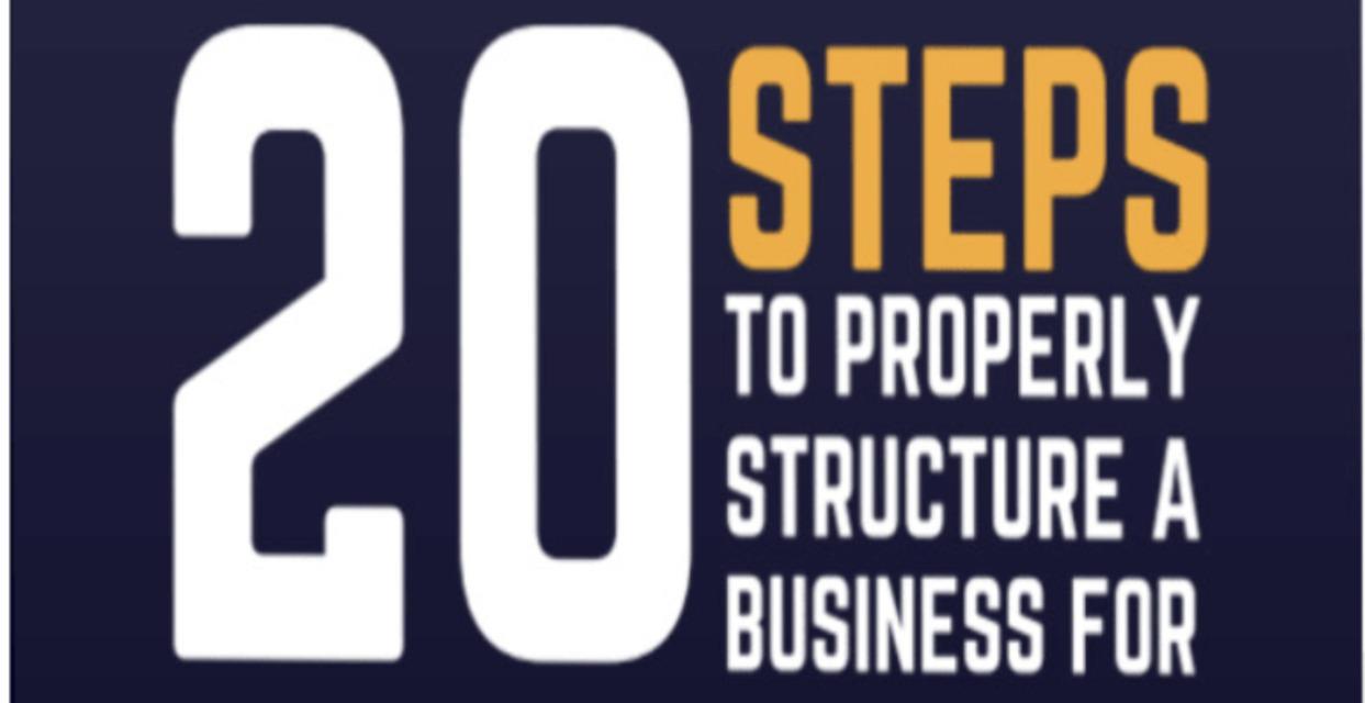 20 Steps To Structure Business For  Credit.