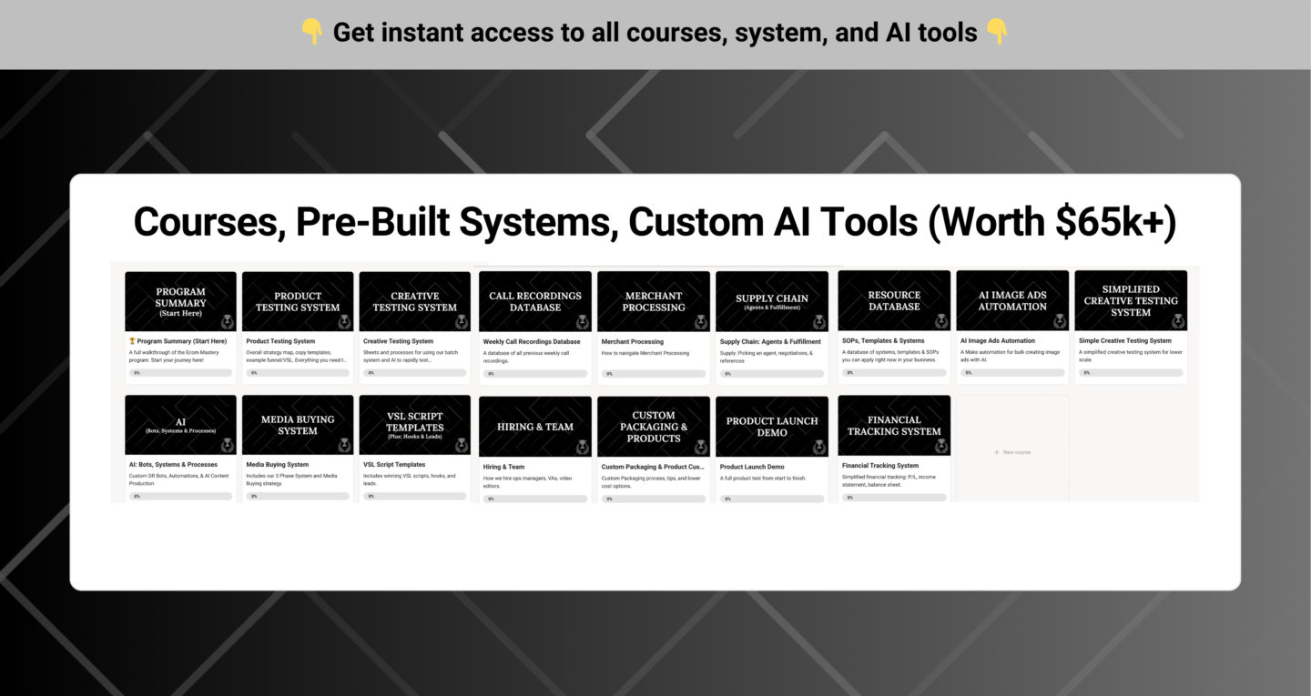 Ecom Mastery AI