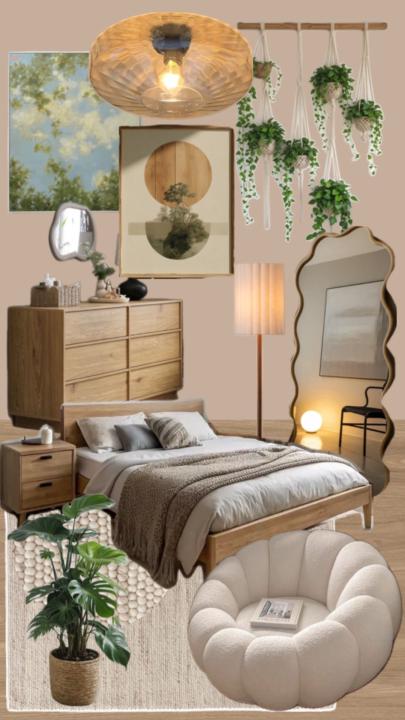 Warm nordic bedroom design: Cozy minimalism & natural harmony