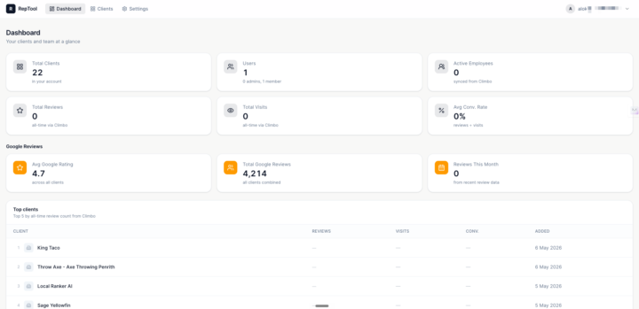 CRM for Climbo: Beta Access?