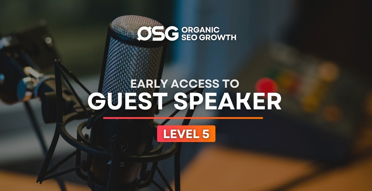 Exclusive Access to Guest Speakers