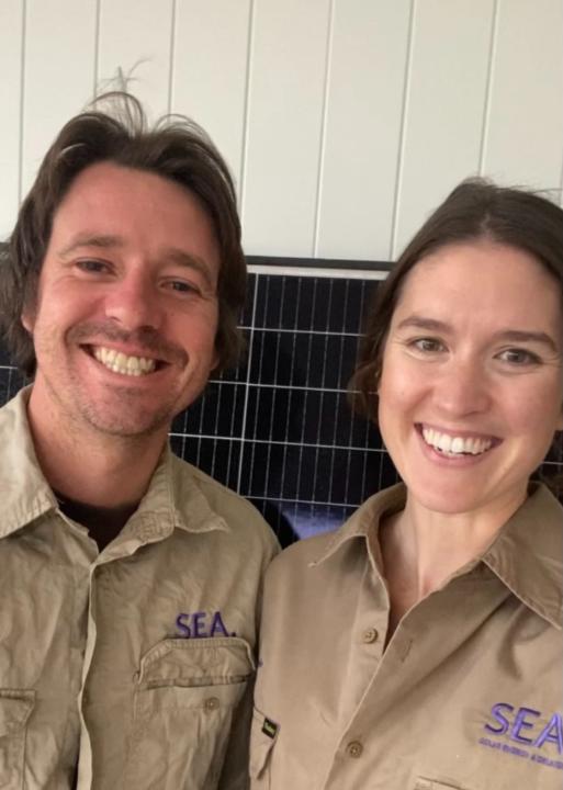 Reefe and Lucy Eleftheriou