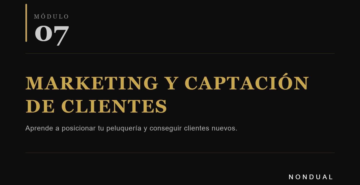 MARKETING Y CAPTACION DE CLIENTES