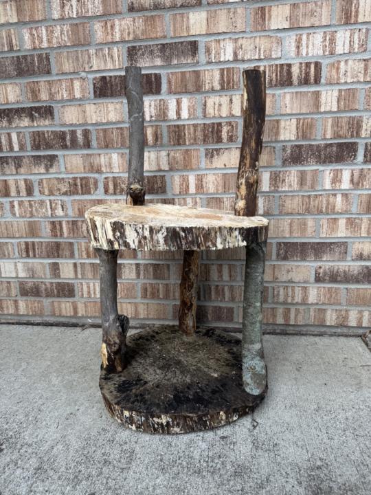 Fairy house in progress 