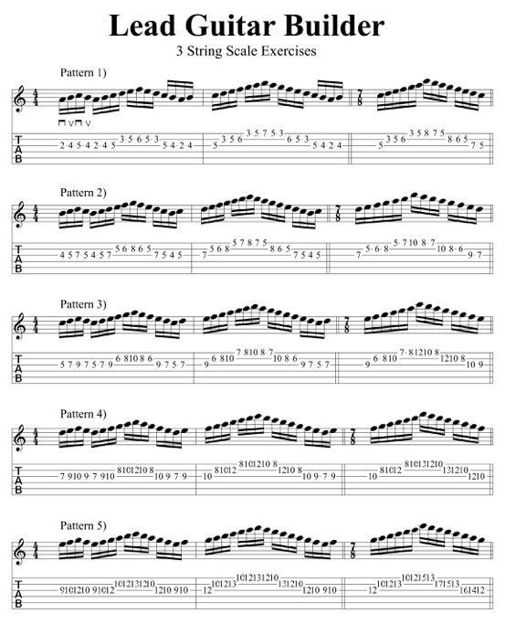 Lead Guitar Exercise - Lead Guitar - Intermediate to Advanced... 