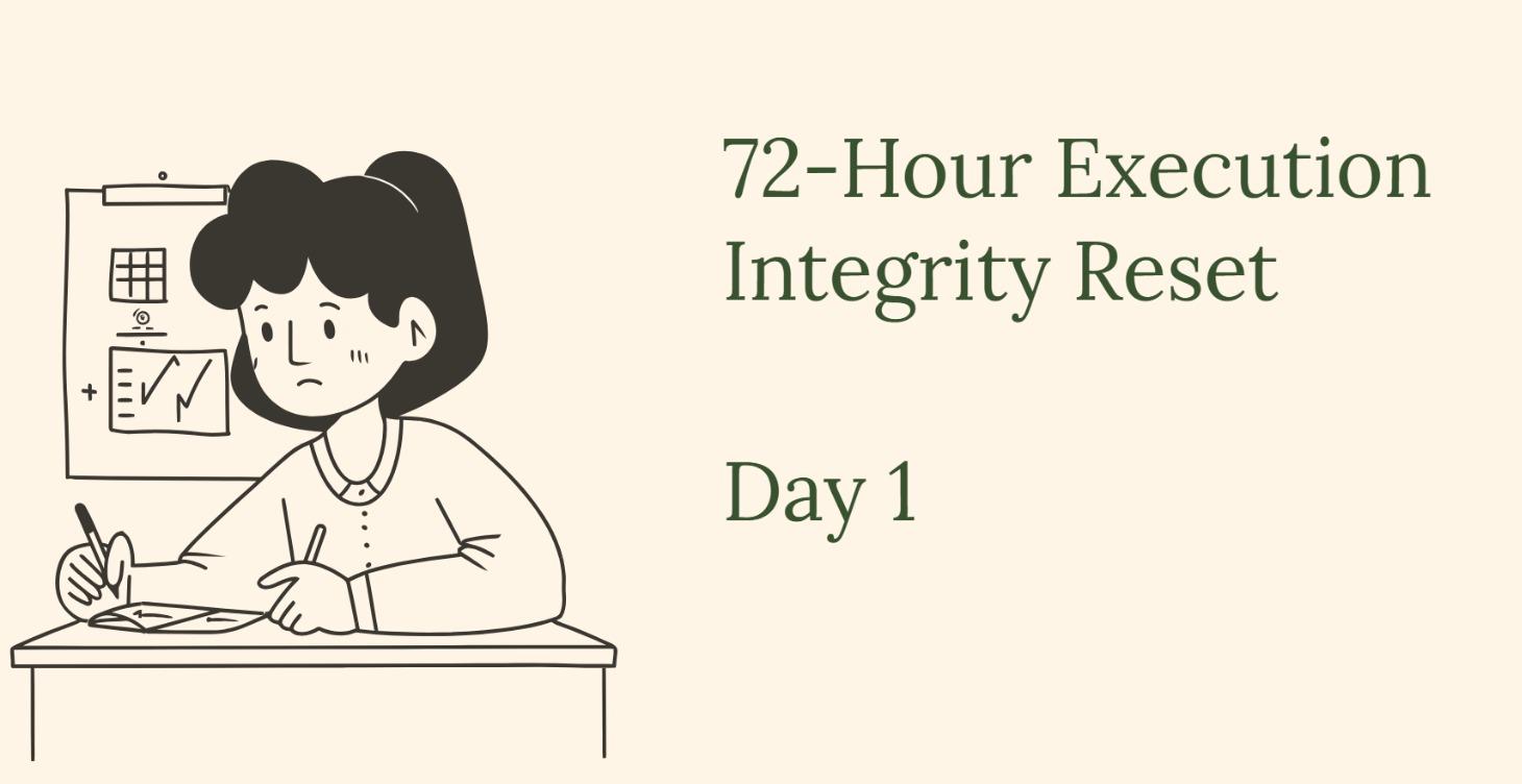 72-Hour Execution Integrity Reset