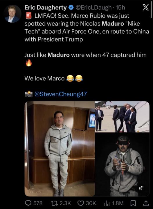 Marco Rubio as Maduro 