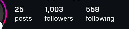 1,000 Followers 🏆