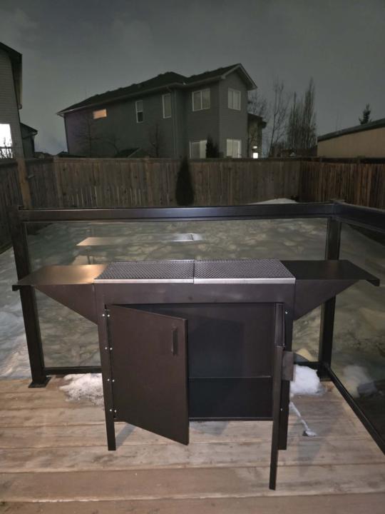 A Custom Charcoal Grill