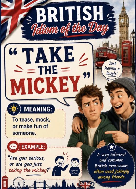 Idiom of the day 