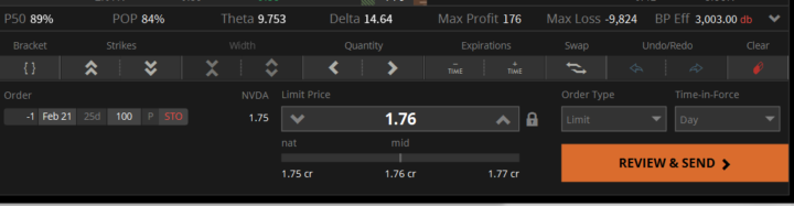$NVDA Trade Idea 01/27/2025