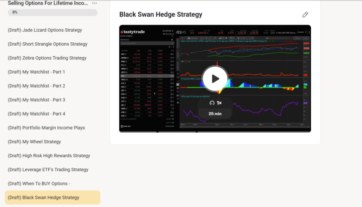 Selling Options For Lifetime Income Course Is (ALMOST) Live