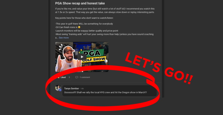 March 6-8 PGA Show Portland Meetup