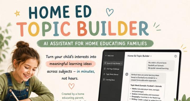 Home Ed Topic Builder
