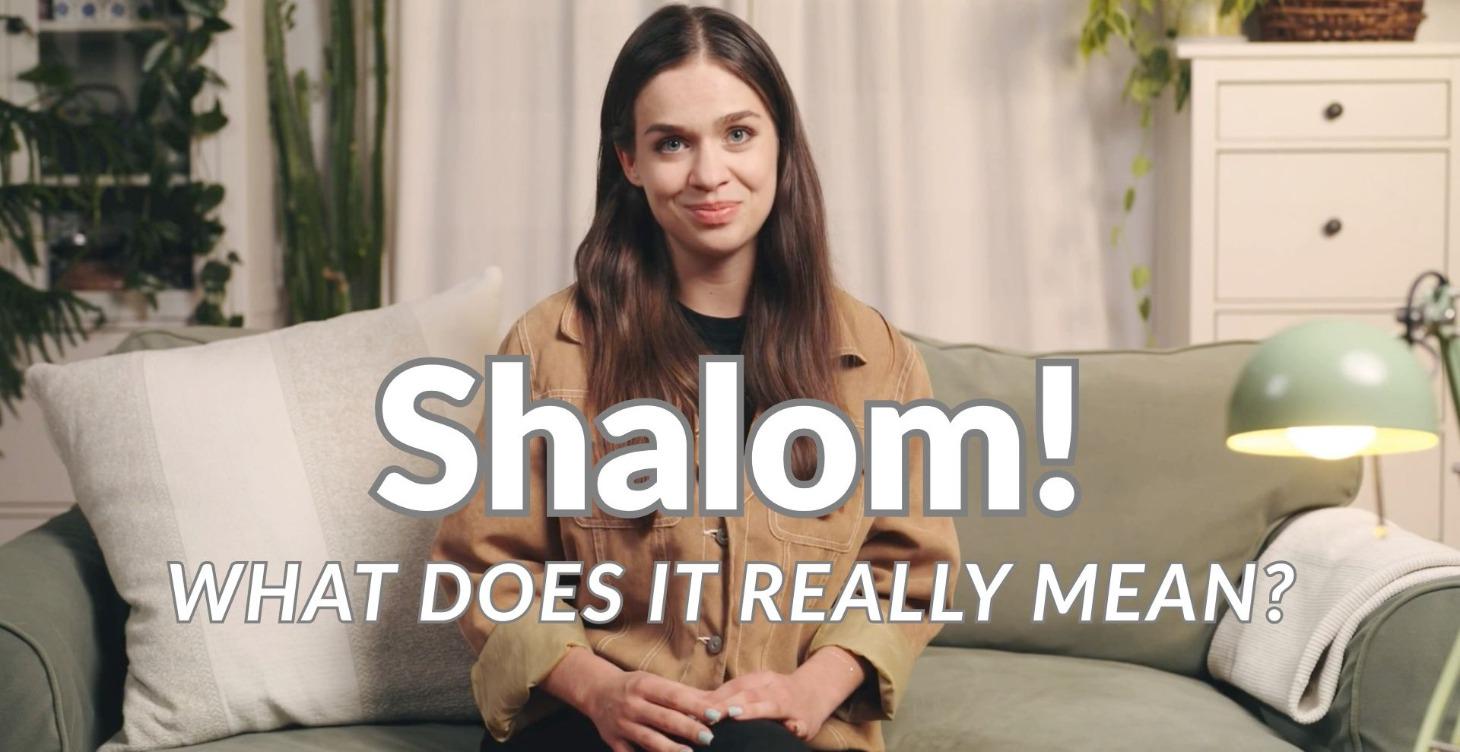 The True Meaning of Shalom