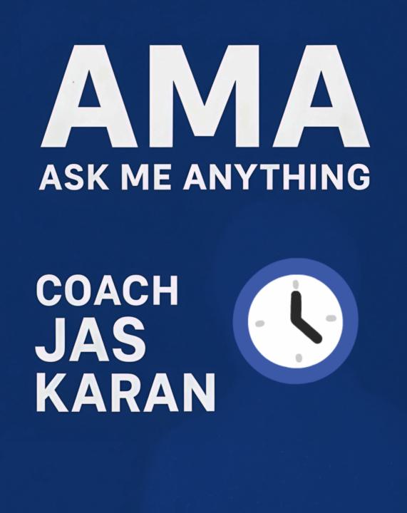 AMA w/ Coach Jas Karan (10-02-2026)